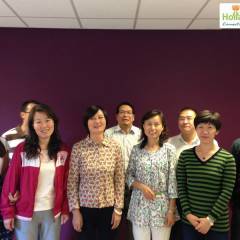Training for researchers from Henan Agricultural University in China